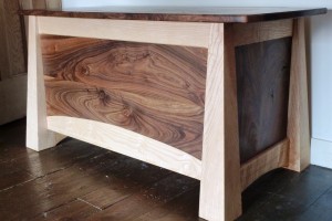 wooden storage chest, bespoke fine furniture, Somerset, Dorset, South West England
